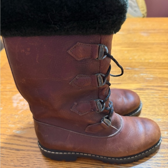 Women’s VTG Leather Sorel Boots Made In Canada 7 - Picture 5 of 9
